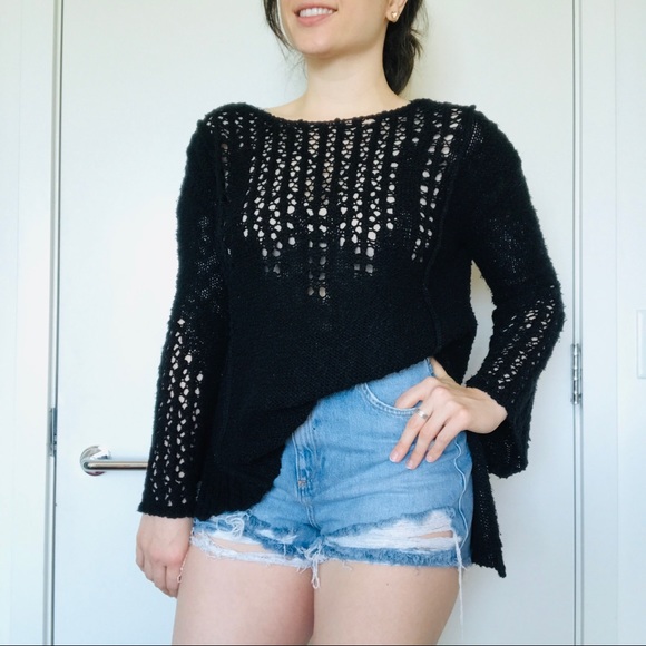 🌟 Arizona Jeans Co Black Knit Sweater - Picture 3 of 9